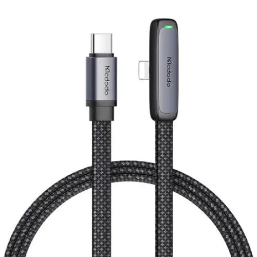 USB-C to lightning angle cable Mcdodo CA-3351,1.8m (black) - USB-C to Lightning<<<USB cables<<<GSM