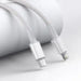 USB-C to Lightning Baseus High Density Braided Cable 20W PD 2m (white) - USB-C to Lightning<<<USB cables<<<GSM