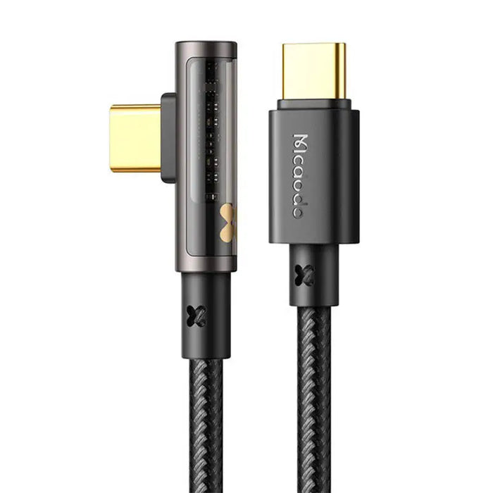 USB-C to USB-C Prism 90 degree cable Mcdodo CA-3401 100W 1.8m (black) - USB to USB-C<<<USB cables<<<GSM