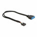 USB Cable DELOCK 83281 30 cm Black - Адаптери<<<Компютър Кабели и адаптери<<<Компютри| Електроника<<<BigBuy