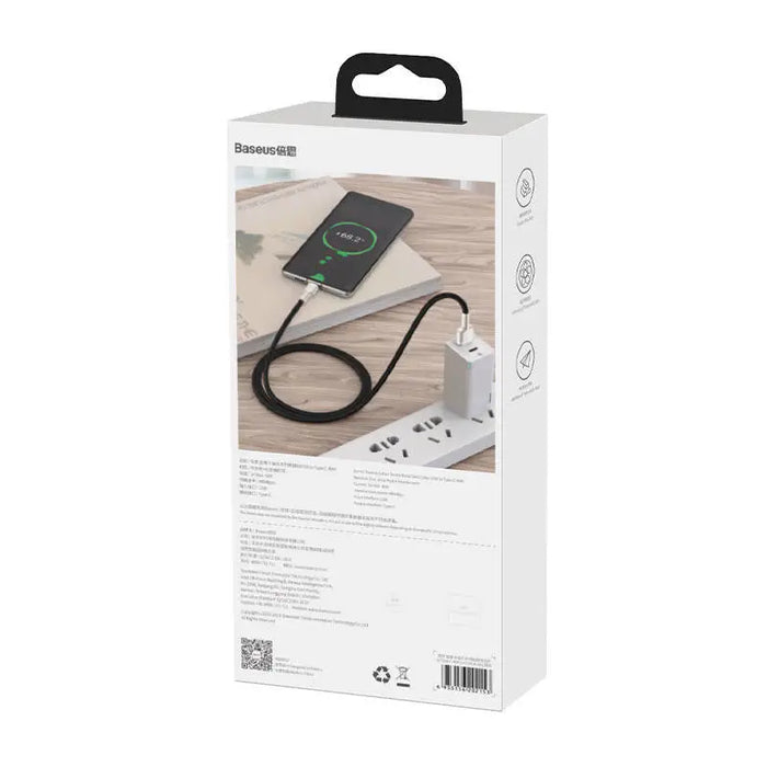 USB cable for USB-C Baseus Cafule 66W 2m (black) - USB to USB-C<<<USB cables<<<GSM Accessories<<<InnproXML