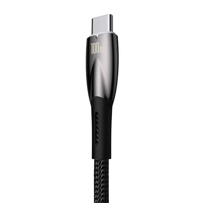 USB cable for USB-C Baseus Glimmer Series 100W 2m (Black) - USB to USB-C<<<USB cables<<<GSM