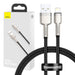 USB cable for Lightning Baseus Cafule 2.4A 0,25m (black) - USB to Lightning<<<USB cables<<<GSM