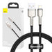 USB cable for Lightning Baseus Cafule 2.4A 0,25m (black) - USB to Lightning<<<USB cables<<<GSM