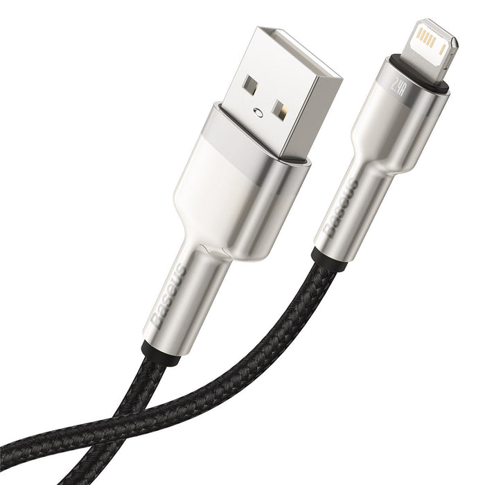 USB cable for Lightning Baseus Cafule 2.4A 0,25m (black) - USB to Lightning<<<USB cables<<<GSM
