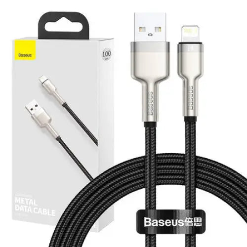 USB cable for Lightning Baseus Cafule 2.4A 1m (black) - USB to Lightning<<<USB cables<<<GSM