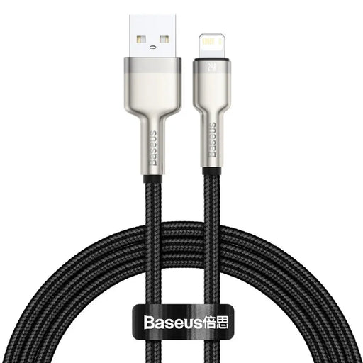 USB cable for Lightning Baseus Cafule 2.4A 1m (black) - USB to Lightning<<<USB cables<<<GSM