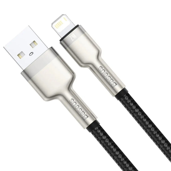 USB cable for Lightning Baseus Cafule 2.4A 1m (black) - USB to Lightning<<<USB cables<<<GSM