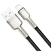 USB cable for Lightning Baseus Cafule 2.4A 1m (black) - USB to Lightning<<<USB cables<<<GSM