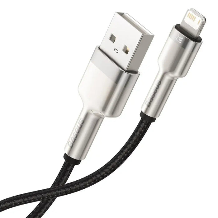 USB cable for Lightning Baseus Cafule 2.4A 1m (black) - USB to Lightning<<<USB cables<<<GSM