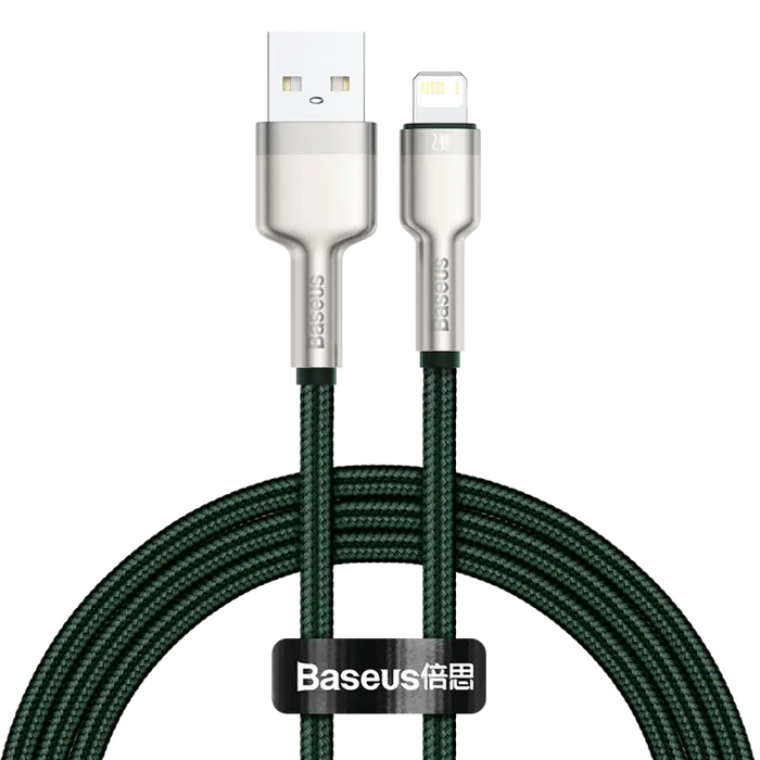 USB cable for Lightning Baseus Cafule 2.4A 1m (green) - USB to Lightning<<<USB cables<<<GSM Accessories<<<InnproXML