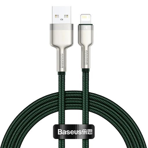 USB cable for Lightning Baseus Cafule 2.4A 1m (green) - USB to Lightning<<<USB cables<<<GSM Accessories<<<InnproXML