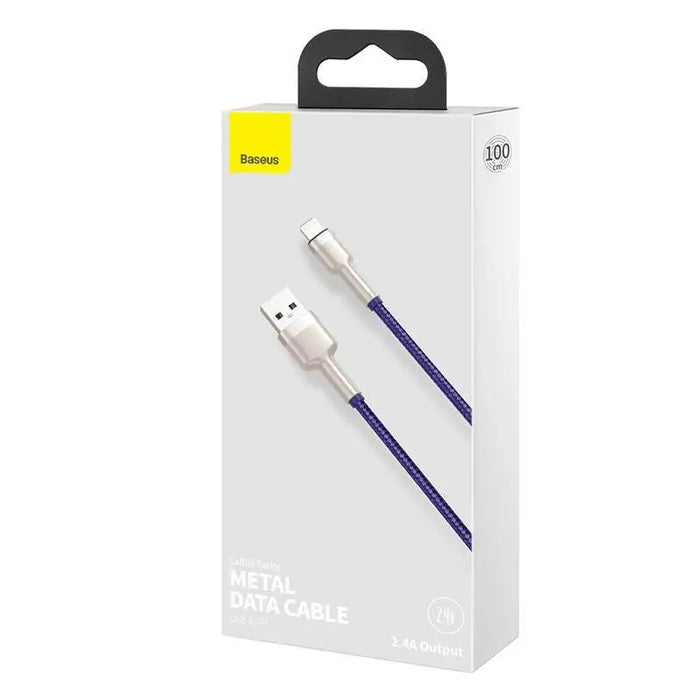 USB cable for Lightning Baseus Cafule 2.4A 1m (purple) - USB to Lightning<<<USB cables<<<GSM Accessories<<<InnproXML