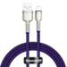 USB cable for Lightning Baseus Cafule 2.4A 1m (purple) - USB to Lightning<<<USB cables<<<GSM Accessories<<<InnproXML