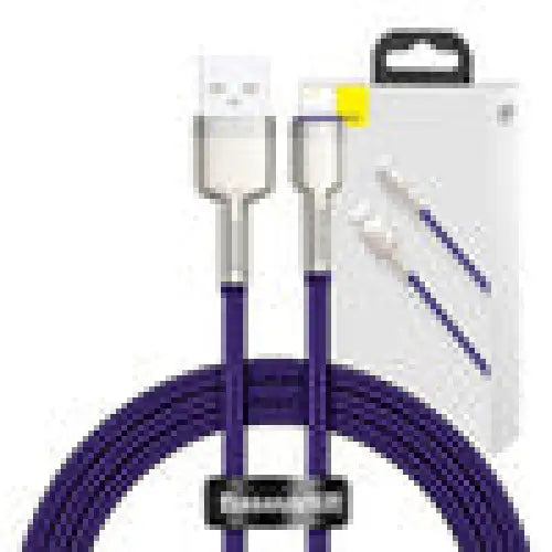 USB cable for Lightning Baseus Cafule 2.4A 1m (purple) - USB to Lightning<<<USB cables<<<GSM Accessories<<<InnproXML