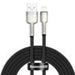 USB cable for Lightning Baseus Cafule 2.4A 2m (black) - USB to Lightning<<<USB cables<<<GSM Accessories<<<InnproXML