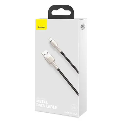 USB cable for Lightning Baseus Cafule 2.4A 2m (black) - USB to Lightning<<<USB cables<<<GSM Accessories<<<InnproXML