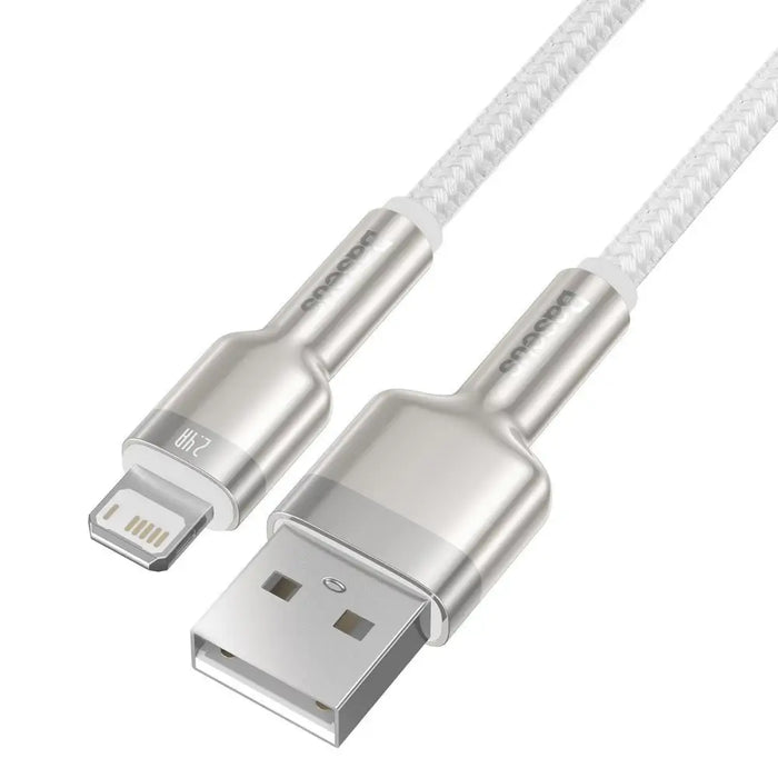 USB cable for Lightning Baseus Cafule 2.4A 2m (white) - USB to Lightning<<<USB cables<<<GSM Accessories<<<InnproXML