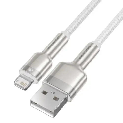 USB cable for Lightning Baseus Cafule 2.4A 2m (white) - USB to Lightning<<<USB cables<<<GSM Accessories<<<InnproXML
