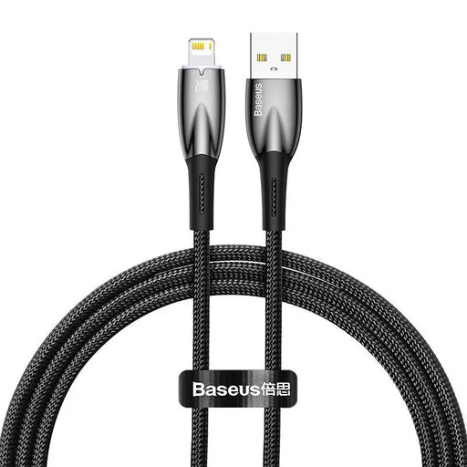 USB cable for Lightning Baseus Glimmer Series 2.4A 1m (Black) - USB to Lightning<<<USB cables<<<GSM