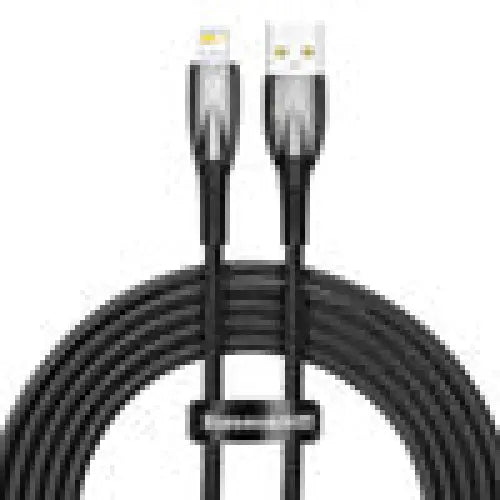 USB cable for Lightning Baseus Glimmer Series 2.4A 2m (Black) - USB to Lightning<<<USB cables<<<GSM