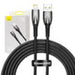 USB cable for Lightning Baseus Glimmer Series 2.4A 2m (Black) - USB to Lightning<<<USB cables<<<GSM