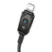 USB cable - Lightning Baseus Unbreakable 2.4A 480Mbps 1m - black - Cell phone cables<<<HurtelXML&&&USB