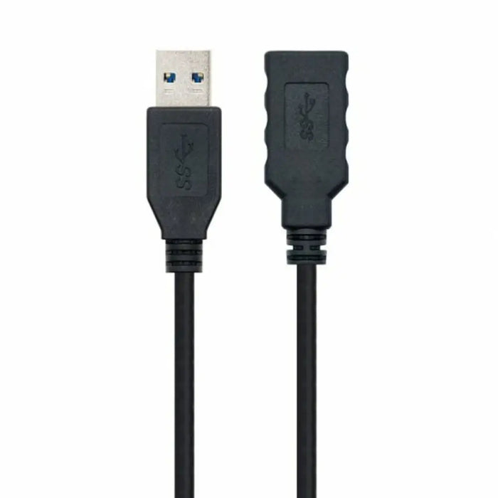 USB Cable NANOCABLE 10.01.0903-BK Black 3 m - Компютър Кабели и адаптери<<<Компютри| Електроника<<<BigBuy&&&USB