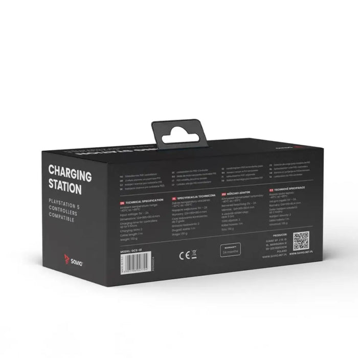 Usb Charger Savio GCS-01 PlayStation 5 - Аксесоари за конзоли<<<Електроника Игри<<<Компютри|