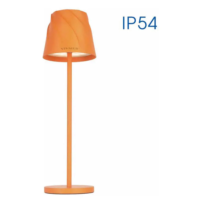 USB DESK LAMP 3W 4000K IP54 DIMMABLE ORANGE VIVALUX ESTELLA - Настолни лампи<<<Вътрешно осветление<<<Мебели и