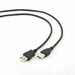 USB Extension Cable GEMBIRD 1.8m USB 2.0 A M/FM (1,8 m) Black 1,8 m - USB зарядни и кабели<<<Електроника Телефони и