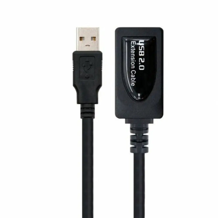 USB Extension Cable NANOCABLE 10.01.0211 Black 5 m - Компютър Кабели и адаптери<<<Компютри|
