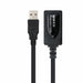 USB Extension Cable NANOCABLE 10.01.0213 Black 15 m - Компютър Кабели и адаптери<<<Компютри| Електроника<<<BigBuy&&&USB