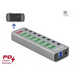 USB хъб 9 порта DELOCK 63264 - USB хъбове<<<Компютърна периферия<<<ValiAPI