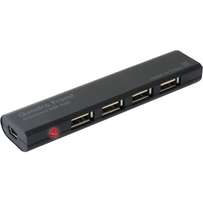USB HUB 2.0 Defender Universal USB hub Quadro Promt USB 2.0 4 ports - Аксесоари<<<Периферия<<<Компютри и