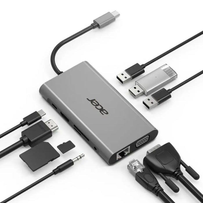 USB Hub Acer HP.DSCAB.002 Silver - HUB USB<<<Компютър Мрежи и компоненти<<<Компютри| Електроника<<<BigBuy&&&Notebooks