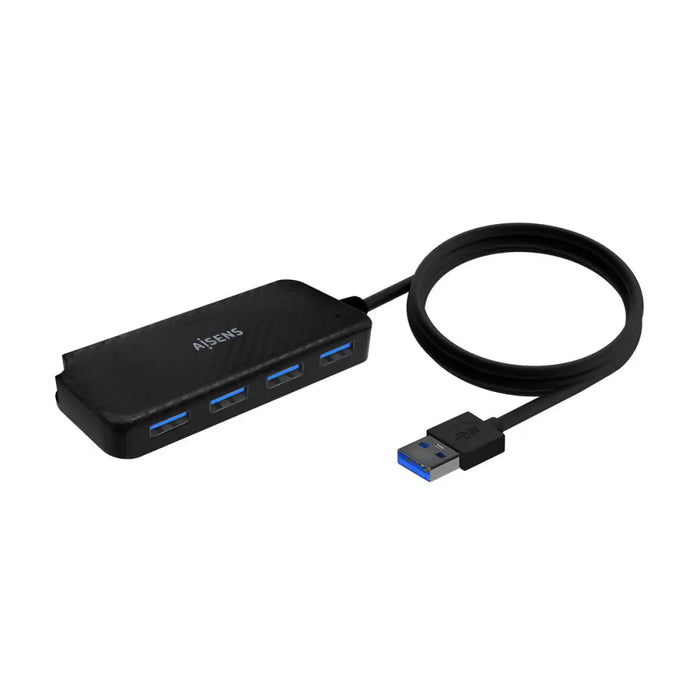 USB Hub Aisens A106-0714 Black (1 Unit) - Компютър Мрежи и компоненти<<<Компютри| Електроника<<<BigBuy&&&HUB