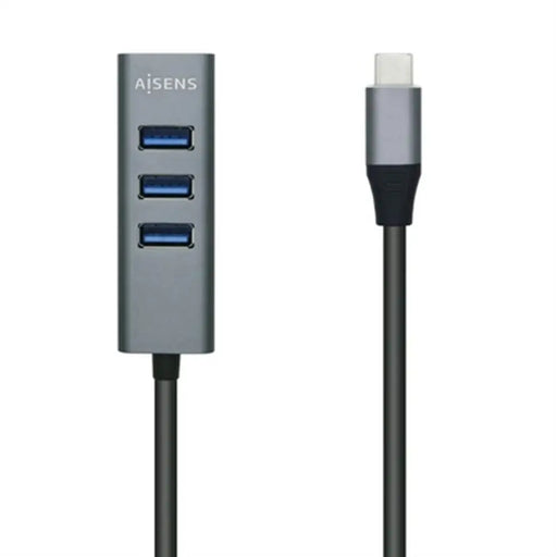 USB Hub Aisens A109-0508 Grey (1 Unit) - Компютър Мрежи и компоненти<<<Компютри| Електроника<<<BigBuy&&&HUB