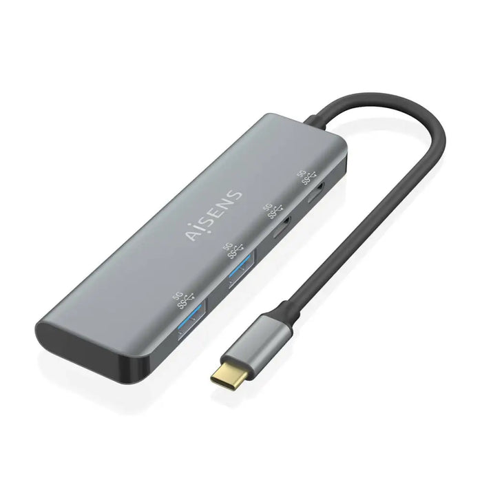 USB Hub Aisens A109-0763 Grey (1 Unit) - Компютър Мрежи и компоненти<<<Компютри| Електроника<<<BigBuy&&&HUB
