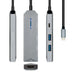 USB Hub Aisens ASUC-4P002-GR Grey 100 W (1 Unit) - Компютър Мрежи и компоненти<<<Компютри| Електроника<<<BigBuy&&&HUB