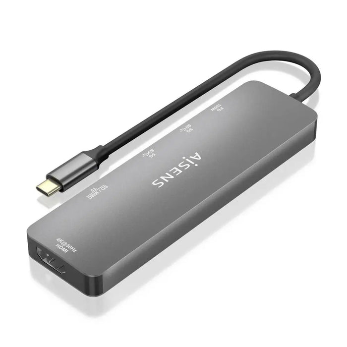 USB Hub Aisens ASUC-6P016-GR Grey (1 Unit) - Компютър Мрежи и компоненти<<<Компютри| Електроника<<<BigBuy&&&HUB