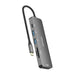 USB Hub Aisens ASUC-6P016-GR Grey (1 Unit) - Компютър Мрежи и компоненти<<<Компютри| Електроника<<<BigBuy&&&HUB