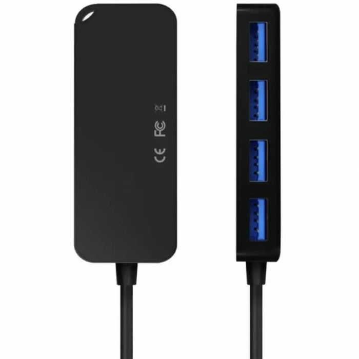 USB Hub Aisens Black (1 Unit) - HUB USB<<<Компютър Мрежи и компоненти<<<Компютри| Електроника<<<BigBuy
