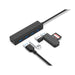 USB Hub Conceptronic C4PUSB3 Black - Компютър Мрежи и компоненти<<<Компютри| Електроника<<<BigBuy&&&HUB USB<<<Компютър