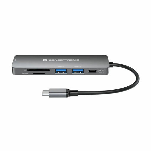 USB Hub Conceptronic DONN11G Grey - Компютър Мрежи и компоненти<<<Компютри| Електроника<<<BigBuy&&&HUB USB<<<Компютър