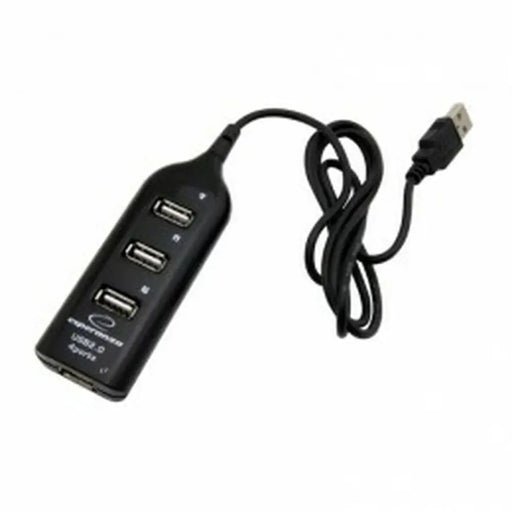 USB Hub Esperanza EA116 Black - HUB USB<<<Компютър Мрежи и компоненти<<<Компютри| Електроника<<<BigBuy&&&USB