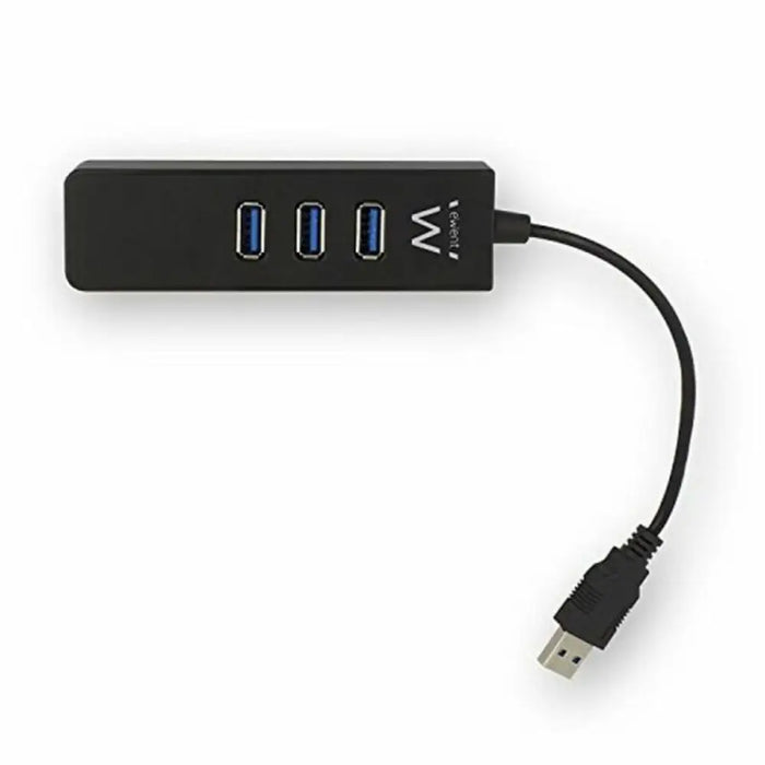 USB Hub Ewent AAOAUS0127 3 x USB 3.1 RJ45 Plug and Play - Компютър Мрежи и компоненти<<<Компютри|