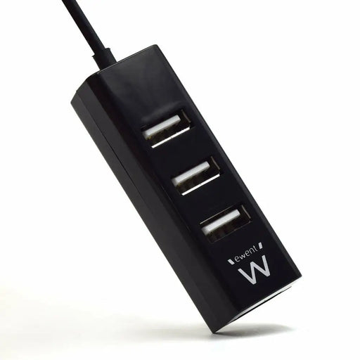 USB Hub Ewent EW1123 Black - Компютър Мрежи и компоненти<<<Компютри| Електроника<<<BigBuy&&&HUB USB<<<Компютър Мрежи и