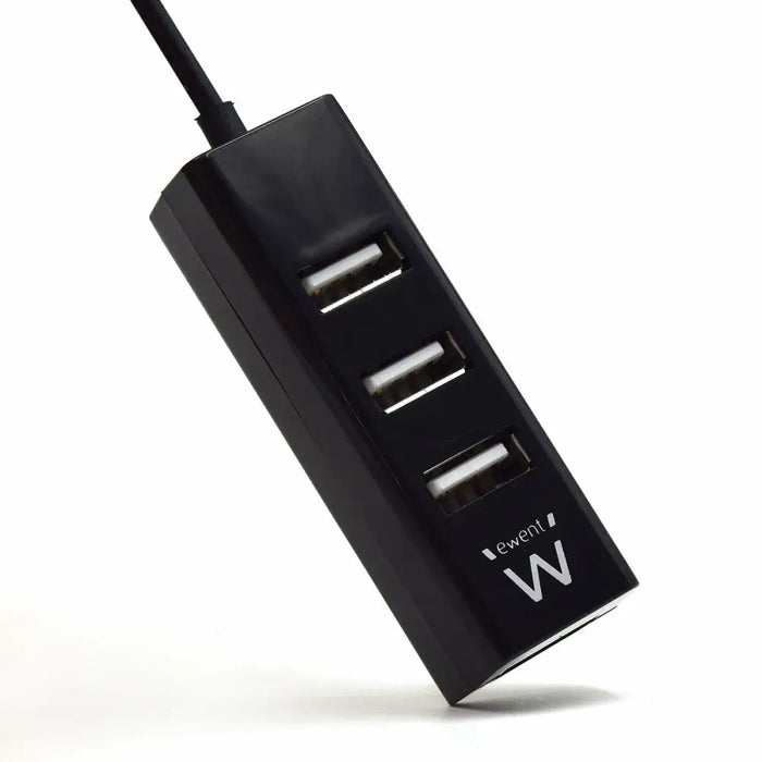 USB Hub Ewent EW1123 Black - Компютър Мрежи и компоненти<<<Компютри| Електроника<<<BigBuy&&&HUB USB<<<Компютър Мрежи и