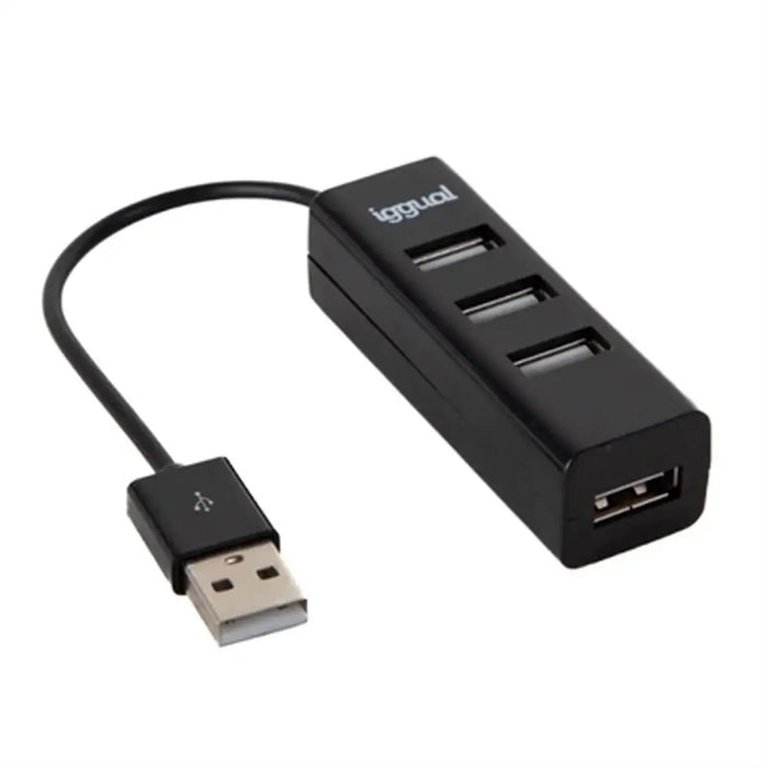 USB Hub iggual IGG318997 - Компютър Мрежи и компоненти<<<Компютри| Електроника<<<BigBuy&&&HUB USB<<<Компютър Мрежи и